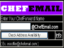Chef Email Forwarding - Never change your address again! 
